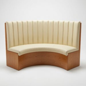 Half-Circle Vertical-Channel Banquette - FOH-CBCK55
