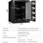 Steel Digital Safe Box - FH36244SS dimensions