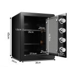 Steel Digital Safe Box - FH36244SS