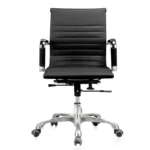 Low Back Medium back ergonomic designer office Swivel Office Chair (Black)