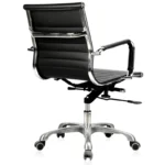 Low Back Medium back ergonomic designer office Swivel Office Chair (Black)