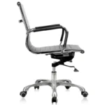 Low Back Medium back ergonomic designer office Swivel Office Chair (Black)