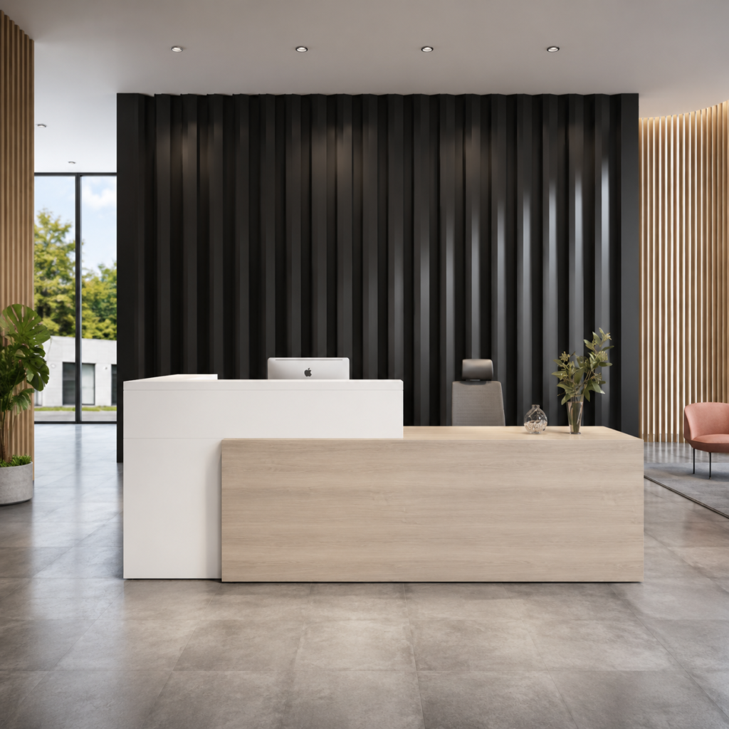 Nexus Interlocking Executive Reception Desk – FH-RD0322 – FOH Furniture