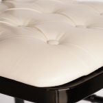 FH-CS02W - Resin PP Event Chair Tufted Cushion corner close view