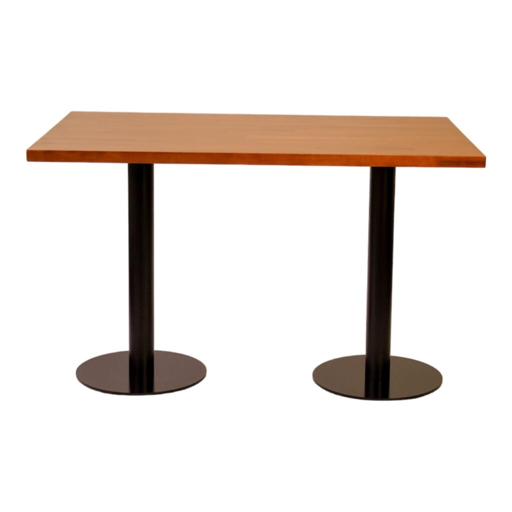 Solid Wood Restaurant Dining Table: Cherry Finish Options | Restaurant ...