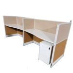 FH-OF-WS01 Modern Office Workstation Contoured Edge Design