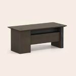 FOH-WW-PG15 - Dark Iron Gray Tone Executive Desk Panel Base desk only