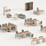 FOH-WW-PG54 - L Shaped Straight Leg Modular Executive Desk and complete range of office solution