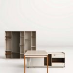 FOH-WW-PG54 - L Shaped Straight Leg Modular Executive Desk side view