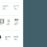 FOH-WW-PG75 Modern Deep Gray & White Workstation variants