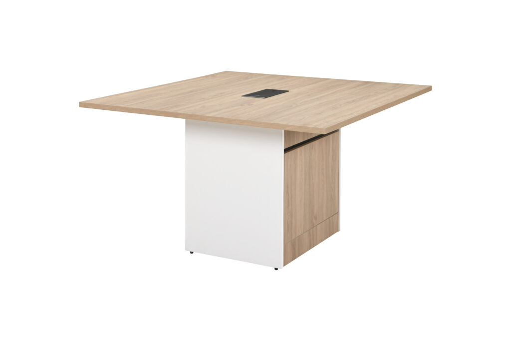 Square Meeting Table with Power Outlet
