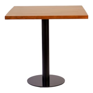cherry solid wood dining table with base 30"x30"