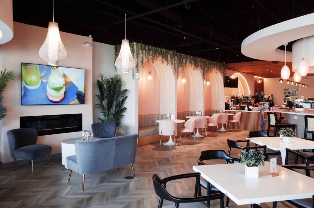 cocomelt lobby dining view