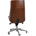 chesterfield style tufted office chair with bentwood back