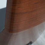 chesterfield style tufted office chair with bentwood back