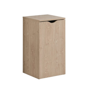 Brown Expandable Compact Office Desk with Storage Shelves
