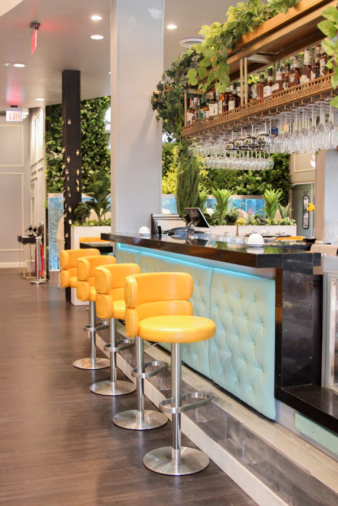 French-style cafe furniture by FOH Furniture at La Parisienne Cafe