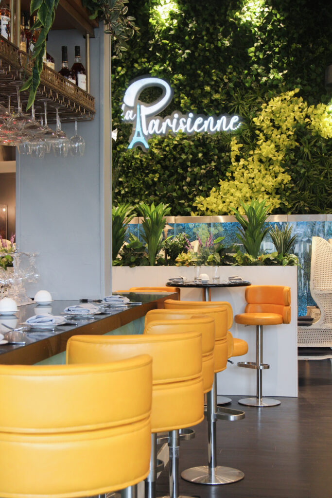 French-style cafe furniture by FOH Furniture at La Parisienne Cafe