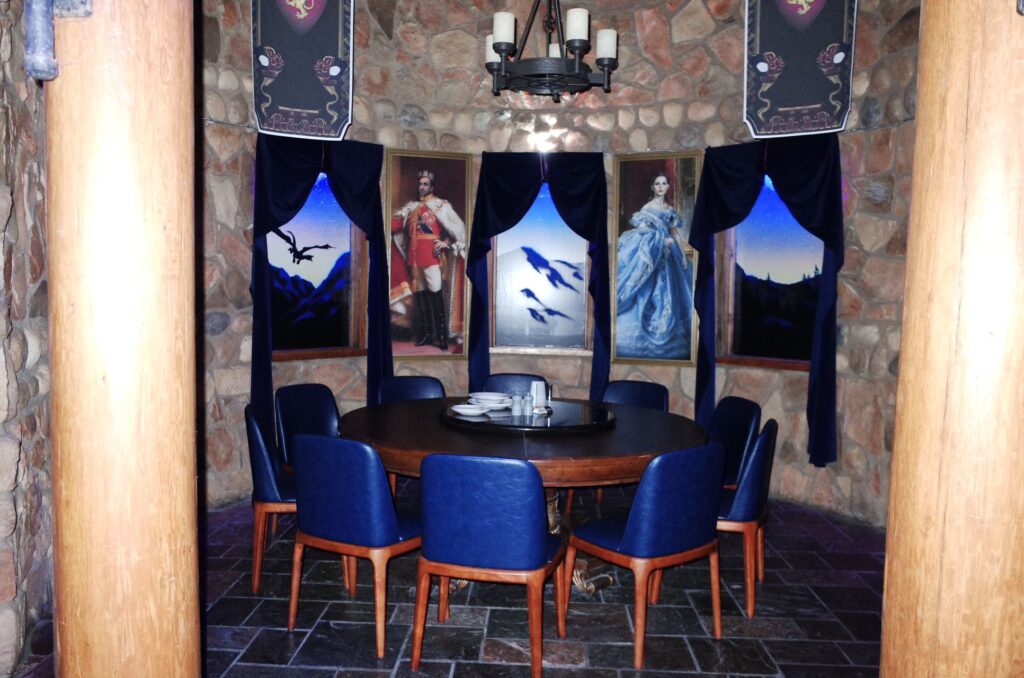 Unique themed furniture by FOH Furniture at Haunted Castle Cafe Plano