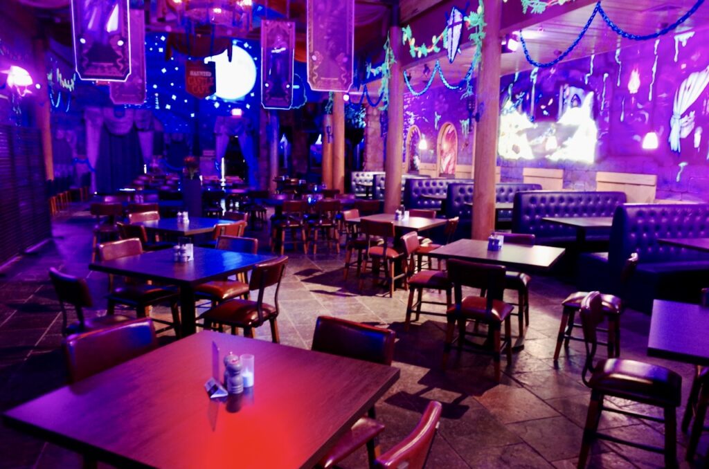 Unique themed furniture by FOH Furniture at Haunted Castle Cafe Plano