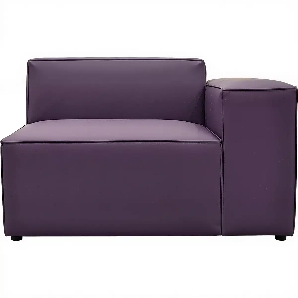 Modern Purple Round Dining Sofa | Stylish Commercial Seating