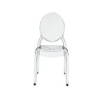 Set of 4 Gray LARGE Ghost Chairs