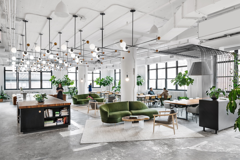 Hybrid office layout