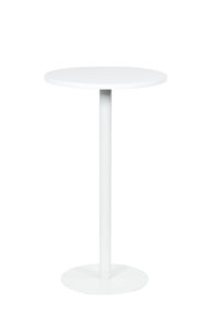 Mesa de café redonda blanca moderna