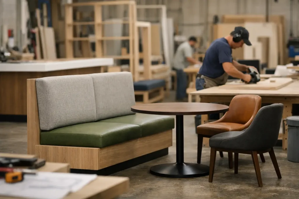 Custom Furniture Manufacturing for Commercial Spaces