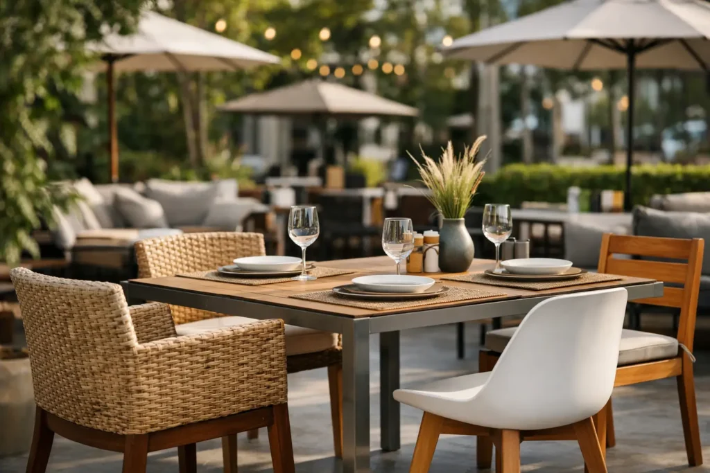 Best Outdoor Restaurant Furniture Materials