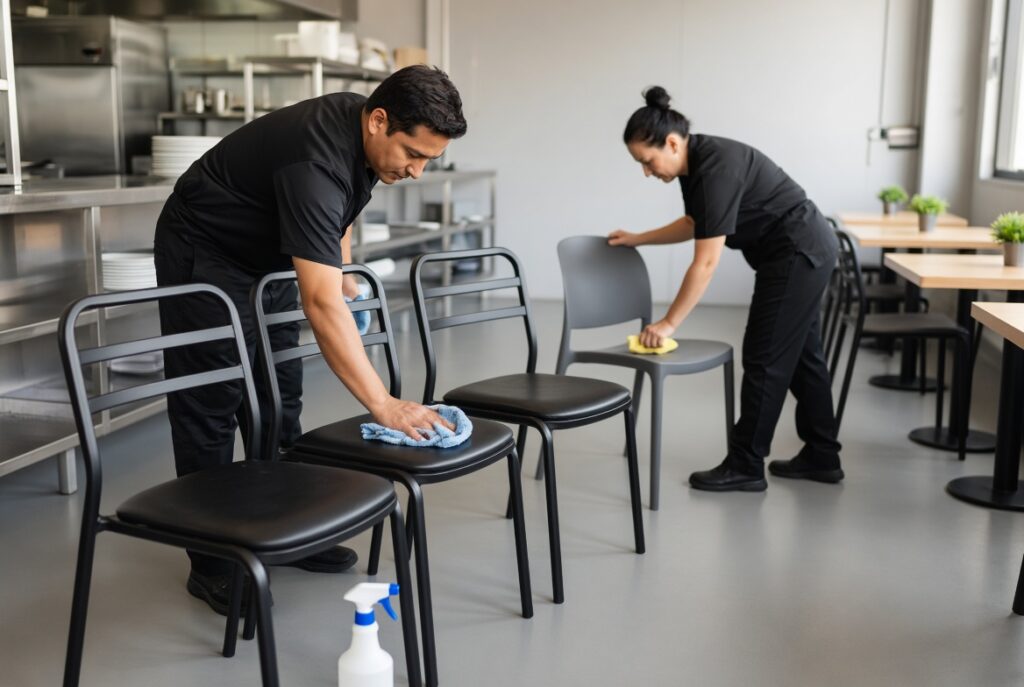 Maintaining commercial restaurant chairs to extend their lifespan