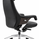 Black Leather Desk Chair