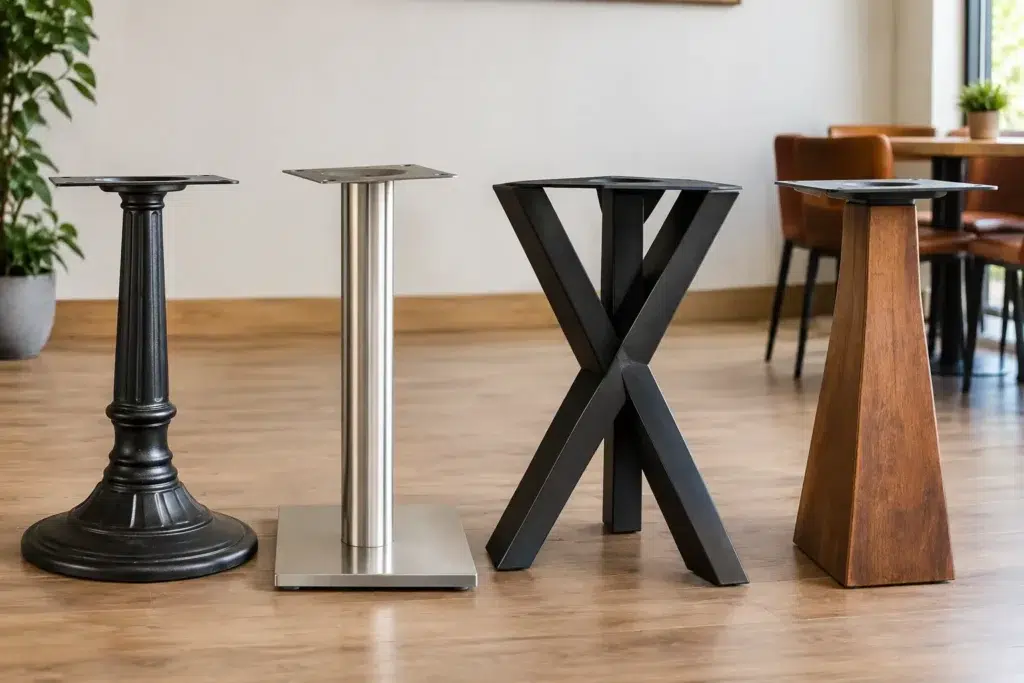 Best Restaurant Table Base Materials for Commercial Use