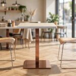 Common Table and Chair Set FOH-BC07 in a cafe