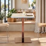 Common Table and Chair Set FOH-BC07 in a restaurant