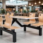 Connecting Table and Chair in a food court
