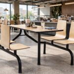 Connecting Table and Chair FOH-CBC02 in a cafeteria
