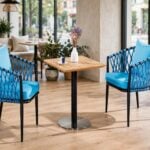 Outdoor Coffee Tables FOH-OT-CF2063L in a cafe