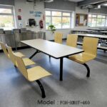 Connecting Table and Chair FOH-XM07-460 in a school cafeteria
