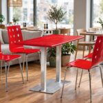 Common Table and Chair Set FOH-XM21-612 in a restaurant