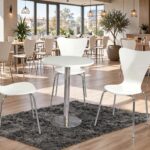 Common Table and Chair Set (Model FOH-XM22-616) in a cafe