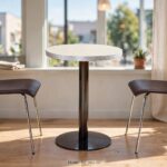 Common Table and Chair Set FOH-XM23-617 in a cafe