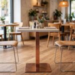 Common Table and Chair Set FOH-XM23-618 in a restaurant