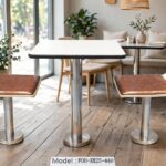 Common Table and Chair Set FOH-XM25-440 in a cafe