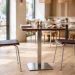Common Table and Chair Set FOH-XM25-620 in a restaurant