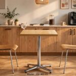 Common Table and Chair Set FOH-XM25-621 in an office break room