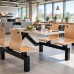 Connecting Table and Chair FOHR68-850L in a cafeteria