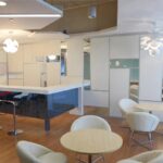 Reception Counter in an office