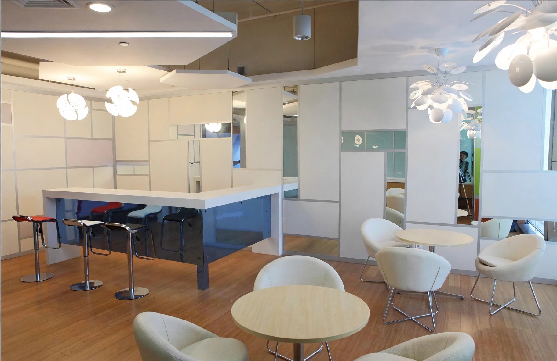Reception Counter in an office