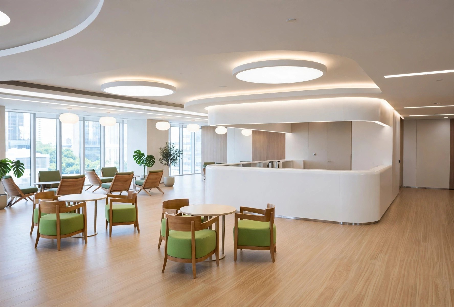 Reception Counter (Model 46) in an office